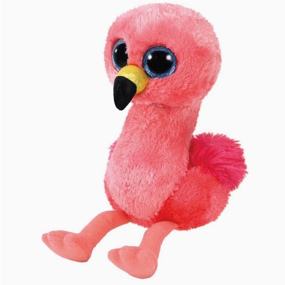 👀4/$25 Ty Beanie Boo Gilda Pink Flamingo, Multicolour - Picture 9 of 12